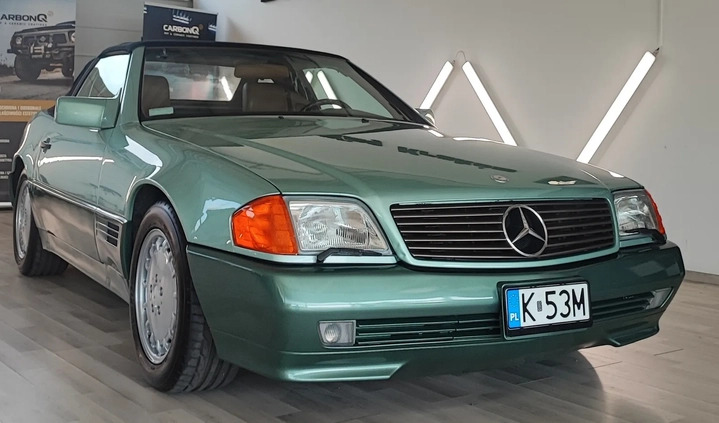 Mercedes-Benz SL cena 145000 przebieg: 99992, rok produkcji 1992 z Kraków małe 704